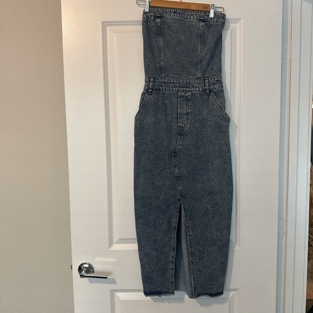 Denim Midi Dress